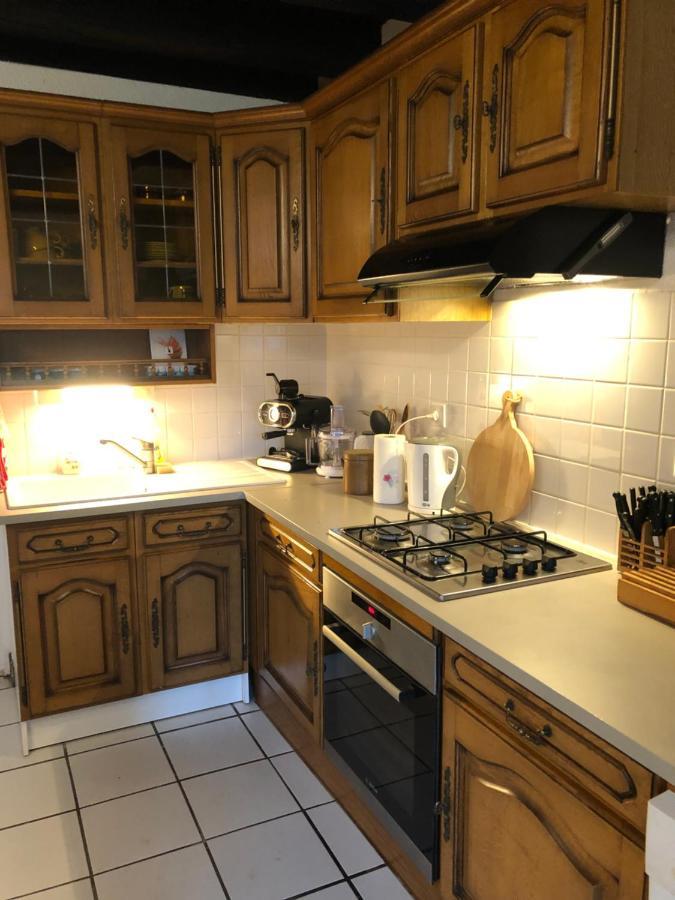 Gite A La Ferme Chaleureux Avec Cheminee Preveranges Exterior foto